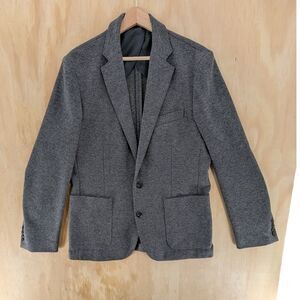 J. Crew Sz Small Men's Blazer Gray Wool Blend Academia Casual Button Up Office